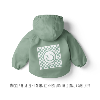 BIG Patch - Smilie - Karo Rosa